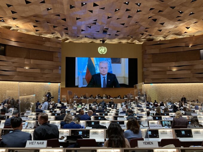 Nausedas at UN